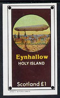 Eynhallow 1982 Airships imperf souvenir sheet (£1 value) unmounted mint