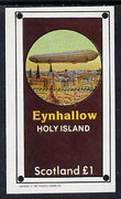Eynhallow 1982 Airships imperf souvenir sheet (£1 value) unmounted mint