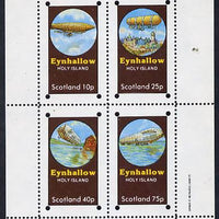 Eynhallow 1982 Airships perf set of 4 values (10p to 75p) unmounted mint