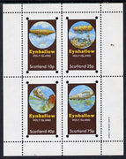 Eynhallow 1982 Airships perf set of 4 values (10p to 75p) unmounted mint