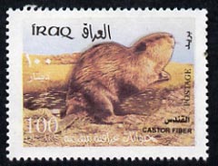 Iraq 2003 Beaver 100D perf unmounted mint