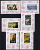 Abkhazia 1995 Prehistoric Animals set of 6 imperf sheetlets unmounted mint