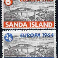 Sanda Island 1964 Europa perf set of 2 (Europa Bridge) unmounted mint
