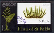 St Kilda 1969 Flowers 5s (Fir Clubmoss) imperf souvenir sheet cto used
