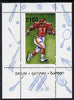 Batum 1996 Sports - American Football 2100 value individual perf sheetlet unmounted mint
