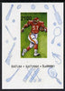 Batum 1996 Sports - American Football 2100 value individual imperf sheetlet unmounted mint