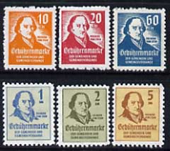 Cinderella - Germany set of 6 perf labels commemorating Freiherr Vom Stein (statesman) unmounted mint