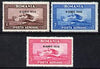 Rumania 1930 Air set of 3 opt'd for Ascession unmounted mint, SG 1147-49