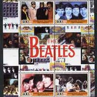 Comoro Islands 2004 The Beatles perf sheetlet containing 4 values unmounted mint