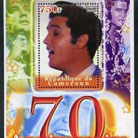 Cameroun 2005 70th Anniversary of Elvis Presley #2 perf souvenir sheet unmounted mint