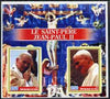 Mali 2005 Le saint-Pere Jean Paul II #1 perf sheetlet containing 2 values unmounted mint