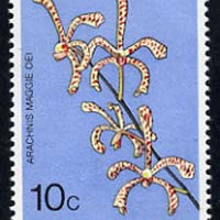 Barbados 1975-79 Arachnis maggie oei 10c Orchid unmounted mint SG 515