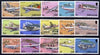 Gibraltar 1982 Aircraft definitive set complete 1p to £5 unmounted mint, SG 460-74