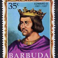 Barbuda 1970-71 English Monarchs SG 51 Edward II unmounted mint*