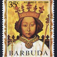 Barbuda 1970-71 English Monarchs SG 53 Richard II unmounted mint*