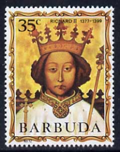 Barbuda 1970-71 English Monarchs SG 53 Richard II unmounted mint*