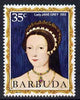 Barbuda 1970-71 English Monarchs SG 63 Lady Jane Grey unmounted mint*