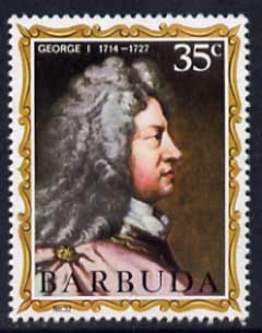 Barbuda 1970-71 English Monarchs SG 73 George I unmounted mint*