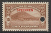 Honduras 1931 Amapala 10c brown,optd SPECIMEN (13mm x 2mm) with security punch hole (ex ABN Co archives) unmounted mint as SG 323*