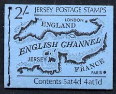 Jersey 1969-70 Map 2s booklet complete SG SB1