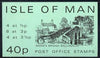 Isle of Man 1974 Monk's Bridge 40p Sachet Booklet (green cover) complete and pristine, similar to SG SB6