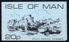 Isle of Man 1976-79 Castletown Harbour 20p Sachet Booklet (blue cover) complete