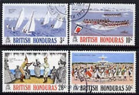 British Honduras 1973 Festivals perf set of 4 fine cds used SG 343-46