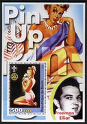 Benin 2003 Pin-Up Art of Freeman Elliot perf m/sheet unmounted mint