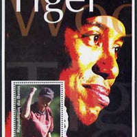 Benin 2003 Tiger Woods perf m/sheet unmounted mint