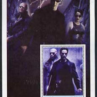 Angola 2002 History of the Cinema #01 (Matrix) perf m/sheet unmounted mint