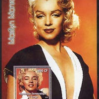 Congo 2005 Marilyn Monroe perf s/sheet #01 unmounted mint