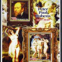 Mali 2005 Peter Paul Rubens perf sheetlet containing 2 values unmounted mint