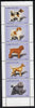Bashkortostan 1999 Dogs perf sheetlet containing set of 5 values unmounted mint