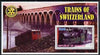 Somalia 2002 Trains of Switzerland perf s/sheet with Rotary Logo in background, unmounted mint