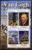 Somalia 2002 Van Gogh Paintings perf sheetlet containing 4 values, unmounted mint