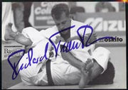 Postcard of Richard Trautmann, German Judo star and Olympic Bronze Medallist in 1992 & 1996, B & W card signed by Trautmann