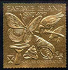 Easdale 1991 Nature Conservation £5 embossed in gold foil (Butterfly, Birds, Mushroom & Shells) unmounted mint