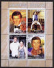 Somalia 2005 James Bond perf sheetlet containing 4 values fine cto used