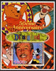 Rwanda 2005 50th Anniversary of Disneyland perf m/sheet #01 showing Pooh Bear & Tigger fine cto used