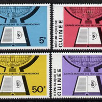 Guinea - Conakry 1970 World Communications Day set of 4 unmounted mint, SG 719-22, Mi 561-64*