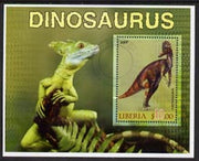 Liberia 2005 Dinosaurs #6 perf souvenir sheet fine cto used