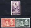 Australia 1954 Royal Visit perf set of 3 fine cto used, SG 272-74
