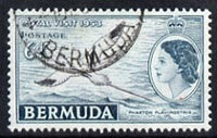 Bermuda 1953 Royal Visit 6d Tropic Bird cds used, SG 151