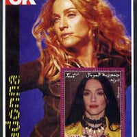 Somalia 2002 Rock Legends - Madonna perf s/sheet unmounted mint