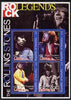 Somalia 2002 Rock Legends - Rolling Stones perf sheetlet containing set of 4 values unmounted mint