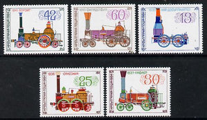 Bulgaria 1984 Early Steam Engines set of 5 unmounted mint, SG 3159-63, Mi 3278-82*