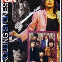Somalia 2002 Rock Legends - Rolling Stones perf s/sheet unmounted mint
