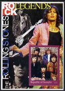 Somalia 2002 Rock Legends - Rolling Stones perf s/sheet unmounted mint