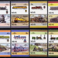 Nevis 1986 Locomotives #6 (Leaders of the World) set of 16 unmounted mint SG 427-42