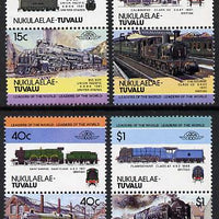 Tuvalu - Nukulaelae 1984 Locomotives #1 (Leaders of the World) set of 8 unmounted mint